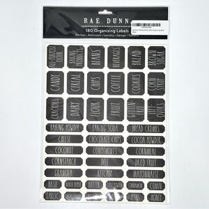 Rae Dunn 180 Organizing Labels Set